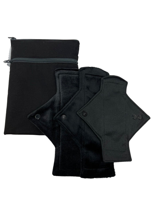 Solid Black Fabric Sampler/Size Sampler