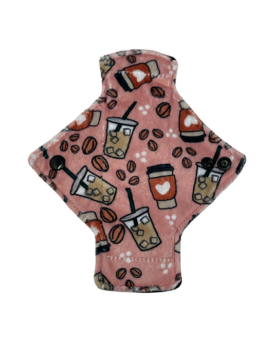 Stash Dash Event 2023 - Backed with Softshell Fleece Iced Coffee Limited Edition Minky Single Pantyliner - Tree Hugger Cloth Pads