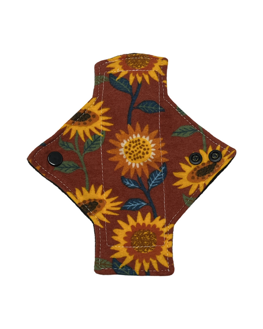 Stash Dash Event 2023 - Backed with Softshell Fleece Autumn Sun Limited Edition Cotton Single Pantyliner - Tree Hugger Cloth Pads