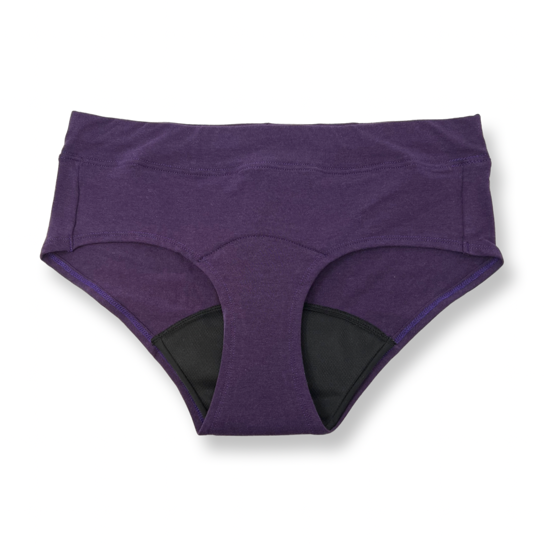 Game Changer Period Underwear - Mid-Rise -Plum – Tree Hugger Cloth Pads