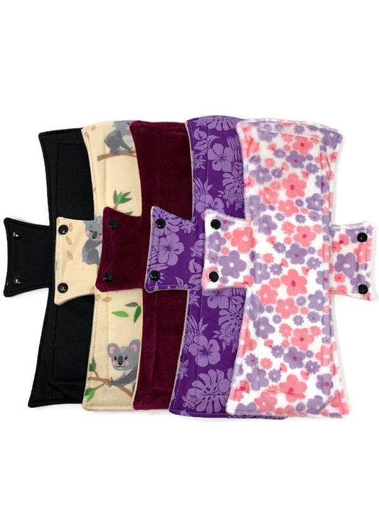 5 Fabric Sampler -Surprise Print Night/Postpartum Pad Set