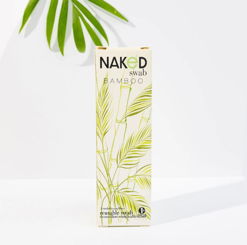Naked Reusable Swabs-Bamboo