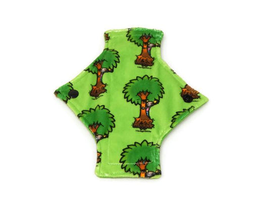 Exclusive Tree Hugger Minky Single Pantyliner - Tree Hugger Cloth Pads