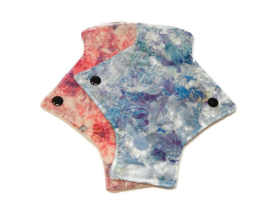 Pantyliners - Water Colour Minky Pantyliner Set