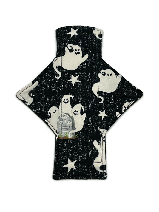 *Glowing* Gravestone Ghosts Limited Edition Cotton Single Light Flow Day Pad