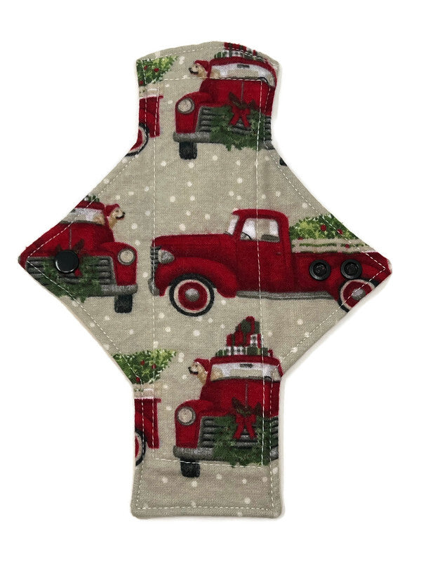 2023 Flannel Festive Trucks Limited Edition Cotton Single Heavy Flow Day Pad