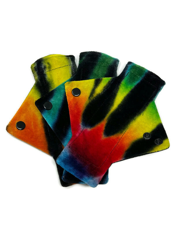 Tie Dyed Bamboo Pantyliners x3