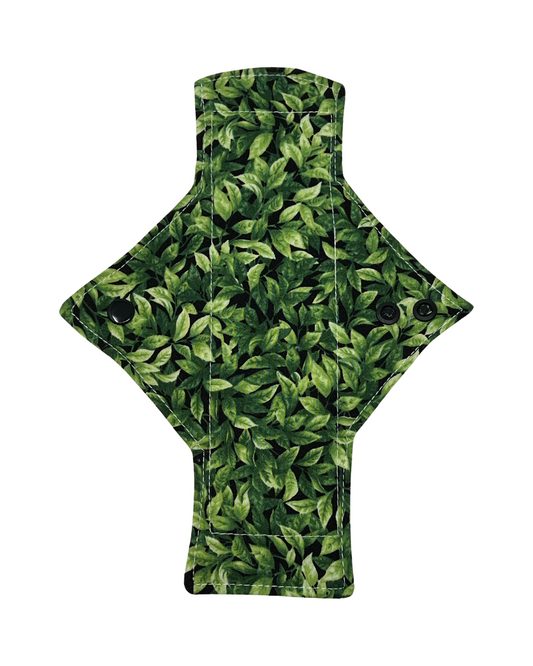 Green Leaves Cotton Single Light Flow Day Pad