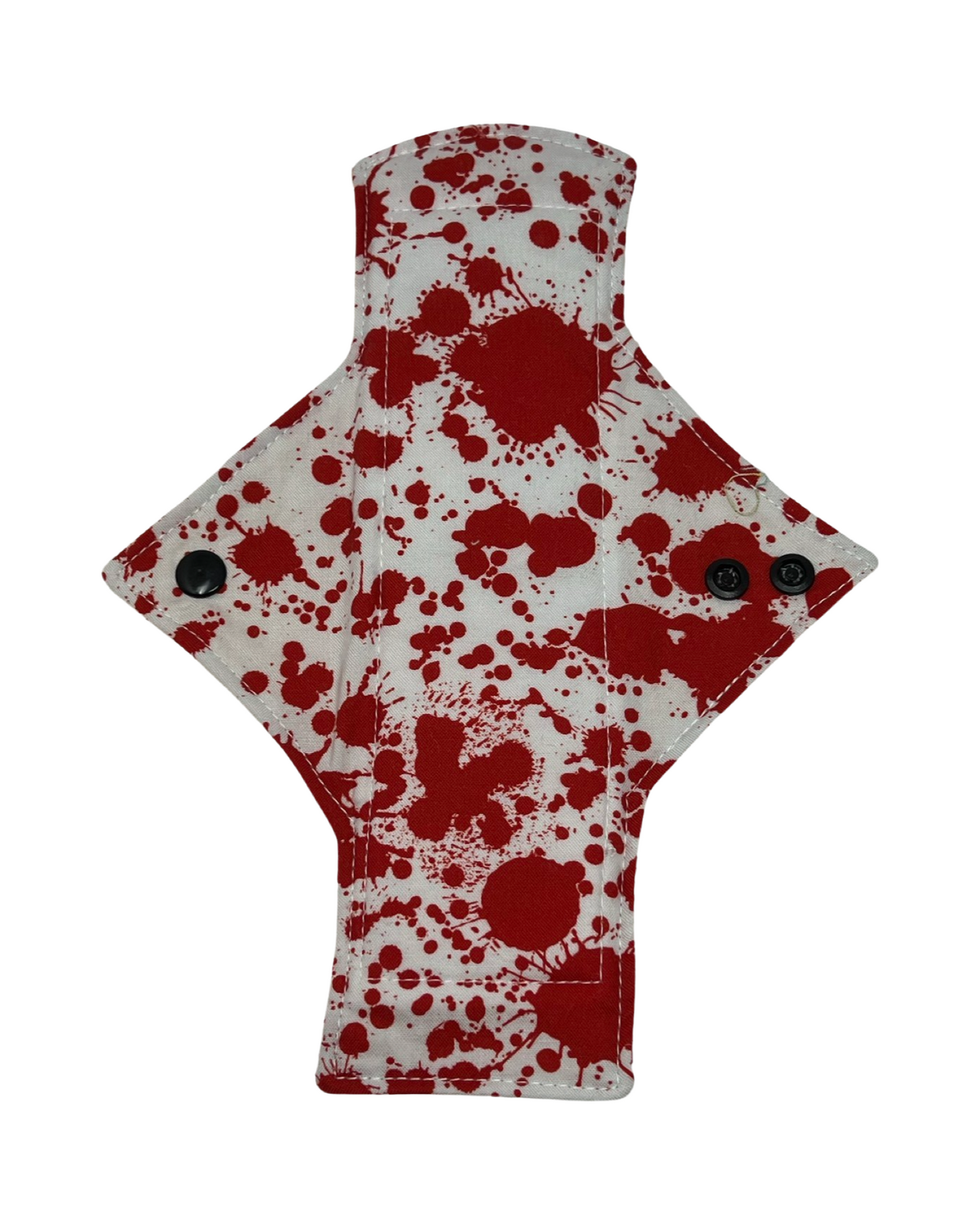 Blood Spatter Cotton Single Light Flow Day Pad