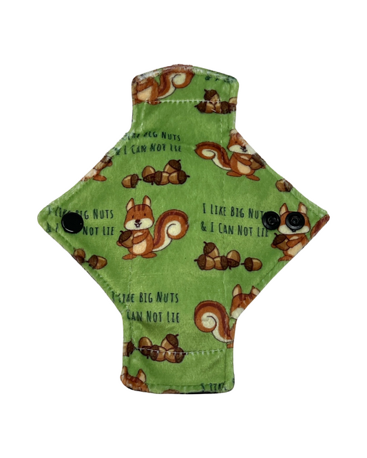 Stash Dash Event 2023 - Backed with Softshell Fleece Big Nuts Limited Edition Minky Single Pantyliner - Tree Hugger Cloth Pads
