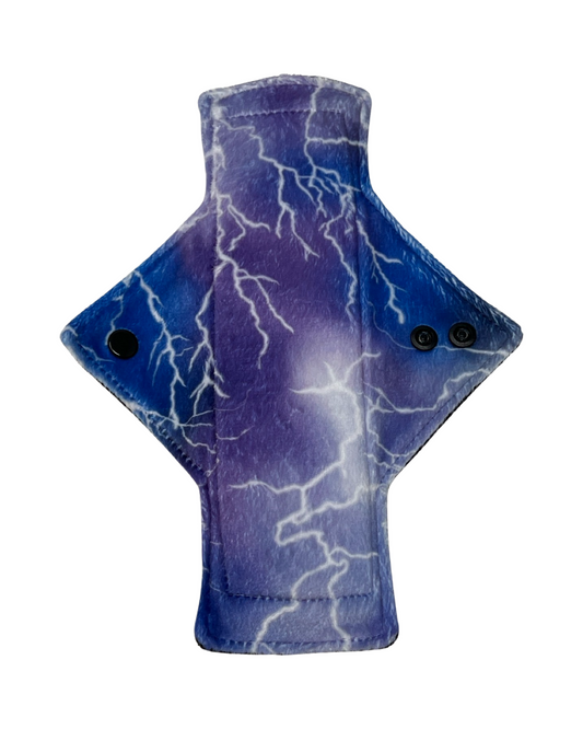 Stash Dash Event 2023 - Backed with Softshell Fleece Lightning Limited Edition Minky Single Light Flow Day Pad - Tree Hugger Cloth Pads