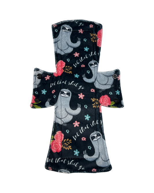 Stash Dash Event 2023 - Backed with Softshell Fleece Let it Go Limited Edition Minky Single Night/Postpartum Pad - Tree Hugger Cloth Pads