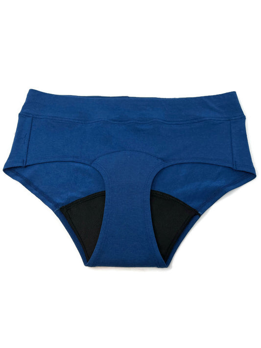 "Game Changer" Period Underwear - Mid-Rise -Cobalt