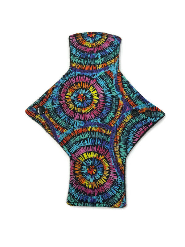 Tie Dye Doodle Limited Edition Cotton Single Light Flow Day Pad