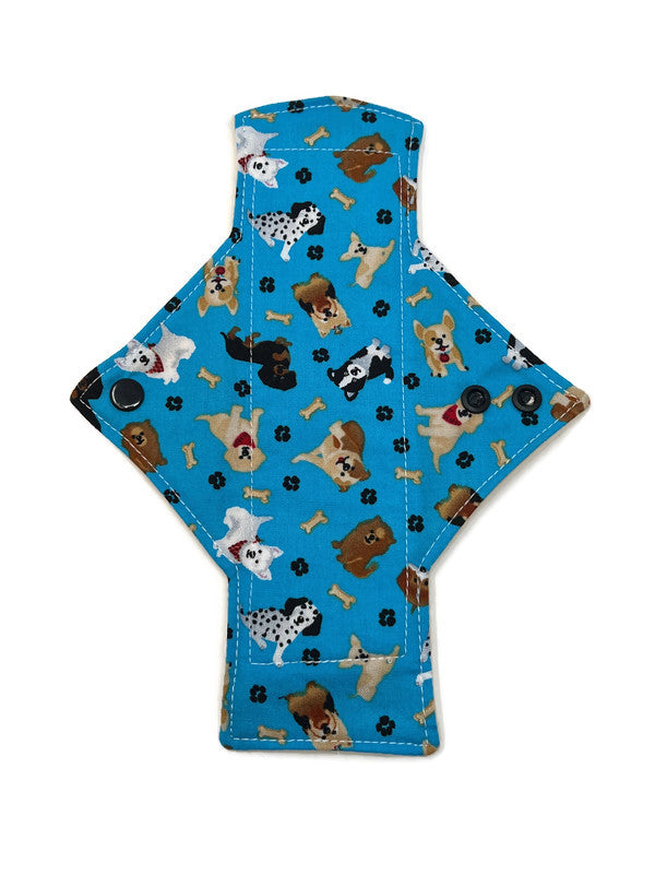 Bright Blue Dogs Limited Edition Cotton Single Light Flow Day Pad