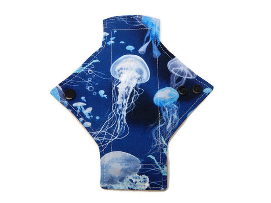 Stash Dash Event 2022 - Backed with Wind Pro® Fleece Jellyfish Limited Edition Cotton Single Pantyliner - Tree Hugger Cloth Pads