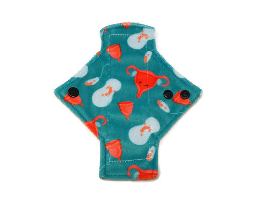Stash Dash Event 2022 - Backed with Wind Pro® Fleece Pads & Cups Limited Edition Minky Single Pantyliner - Tree Hugger Cloth Pads