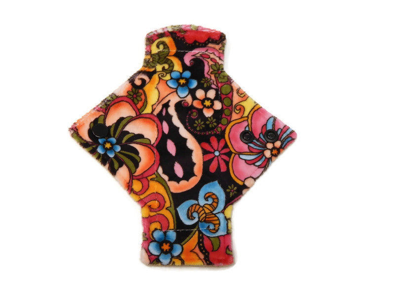 Stash Dash Event 2022 - Backed with Wind Pro® Fleece Bright Orient Limited Edition Minky Single Pantyliner - Tree Hugger Cloth Pads