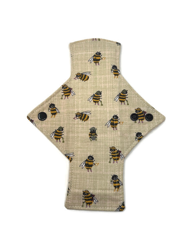 Ivory Bees Limited Edition Cotton Single Heavy Flow Day Pad