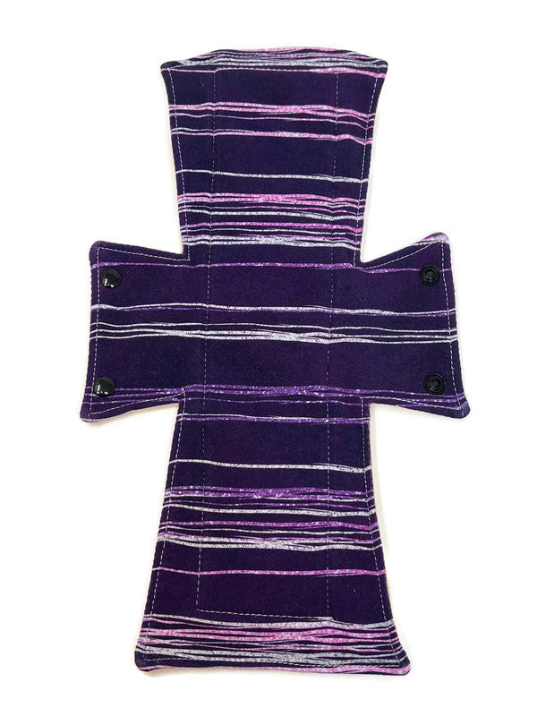 Purple Glitter Stripes Jersey Limited Edition Single Night Pad