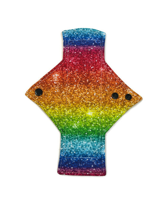 Rainbow Glitter Limited Edition Cotton Single Heavy Flow Day Pad