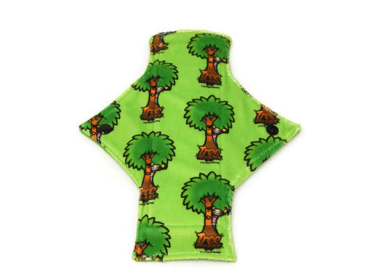 Exclusive Tree Hugger Minky Single Light Flow Day Pad - Tree Hugger Cloth Pads