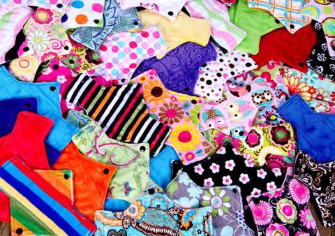 SAVE on Surprise Me! All You Need/Full Stash Package -Minky - Tree Hugger Cloth Pads
