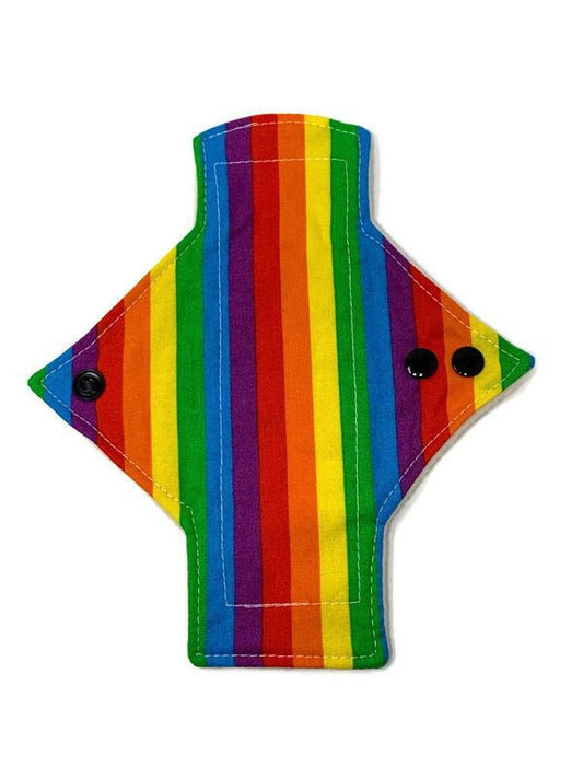 Pantyliners - Rainbow Stripe Cotton Single Pantyliner