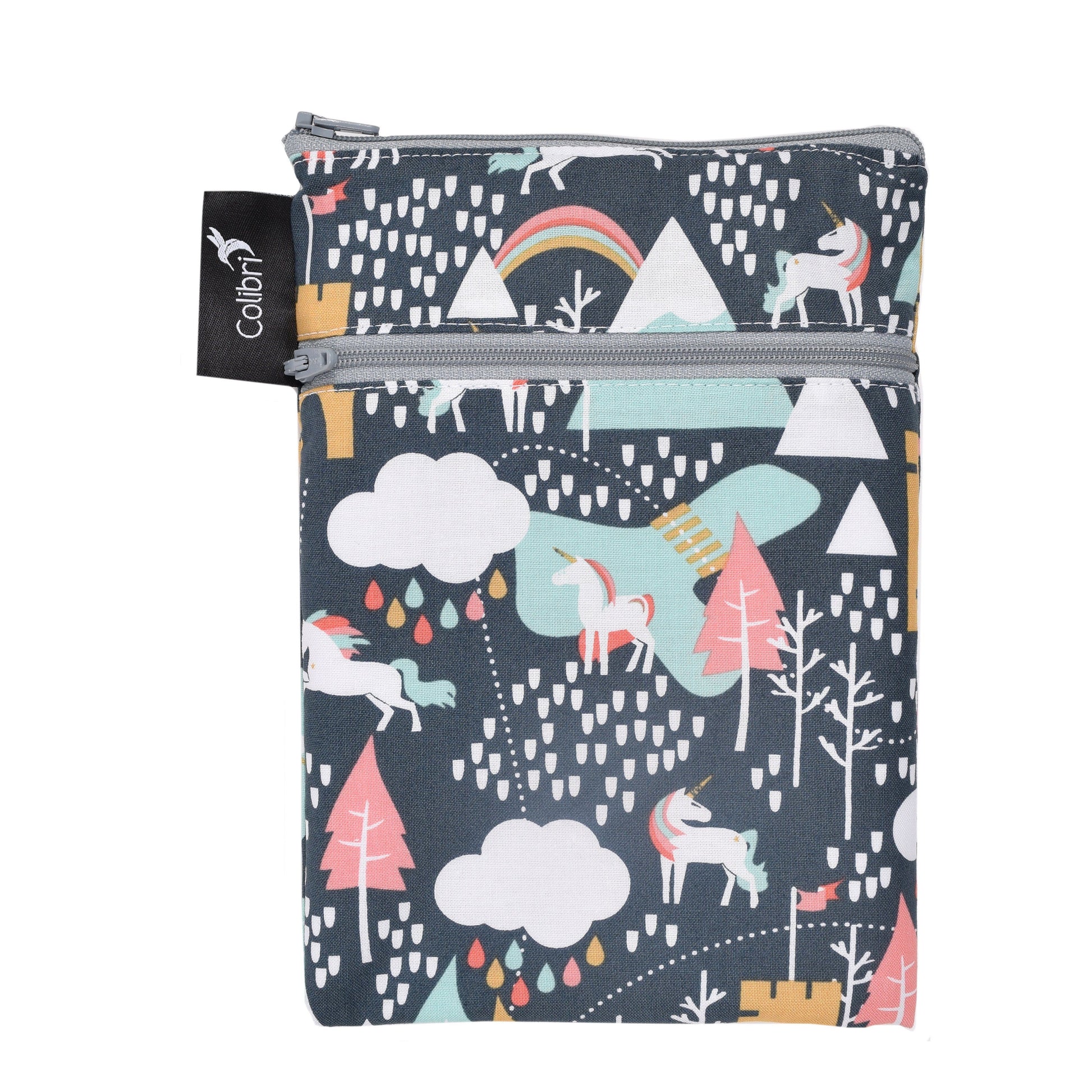 Colibri Fairy Tale Dual Pocket Purse Sized Wet Bag - Tree Hugger Cloth Pads