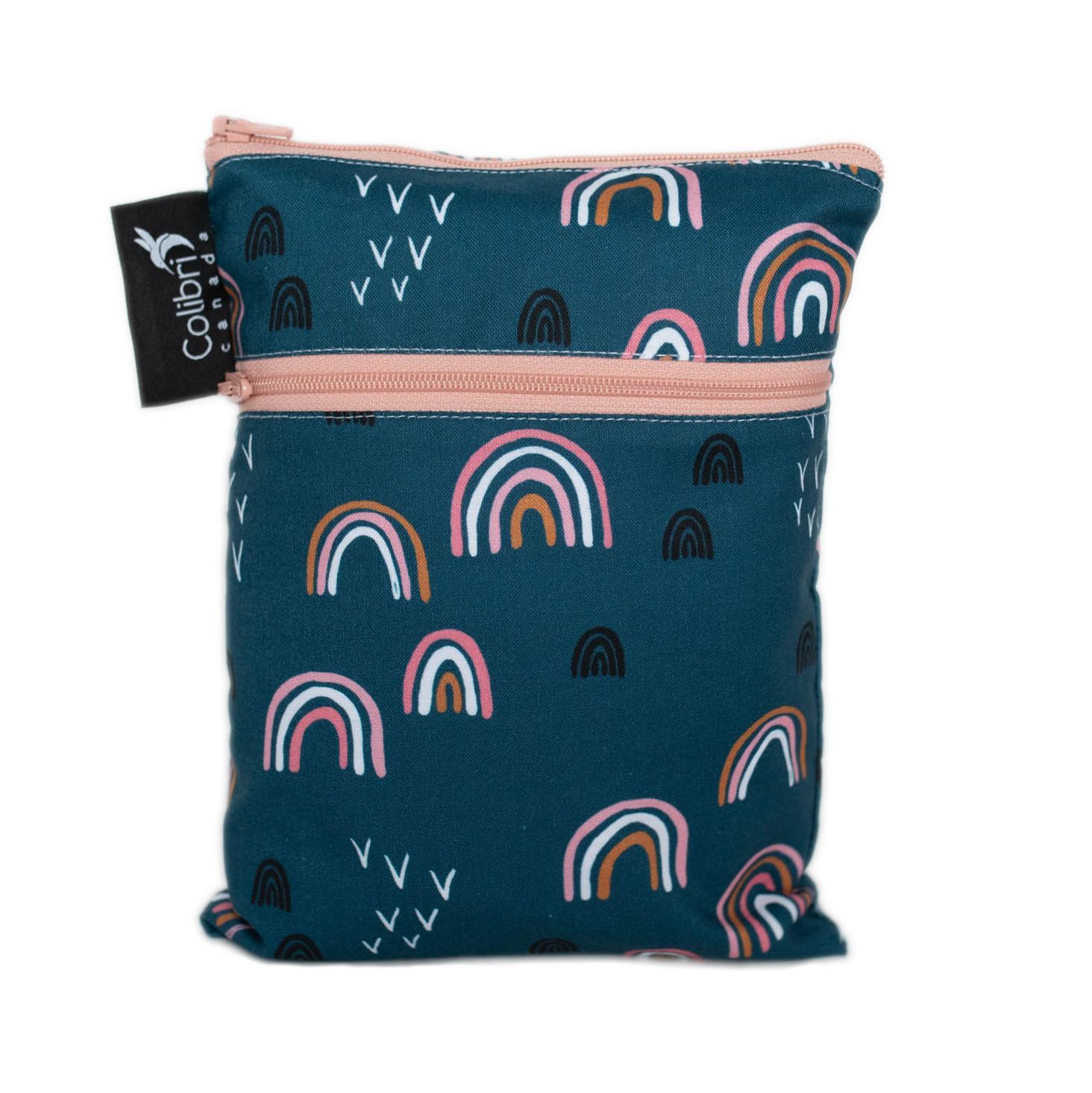 Purse Wetbags - Colibri Rainbow Dual Pocket Purse Sized Wet Bag